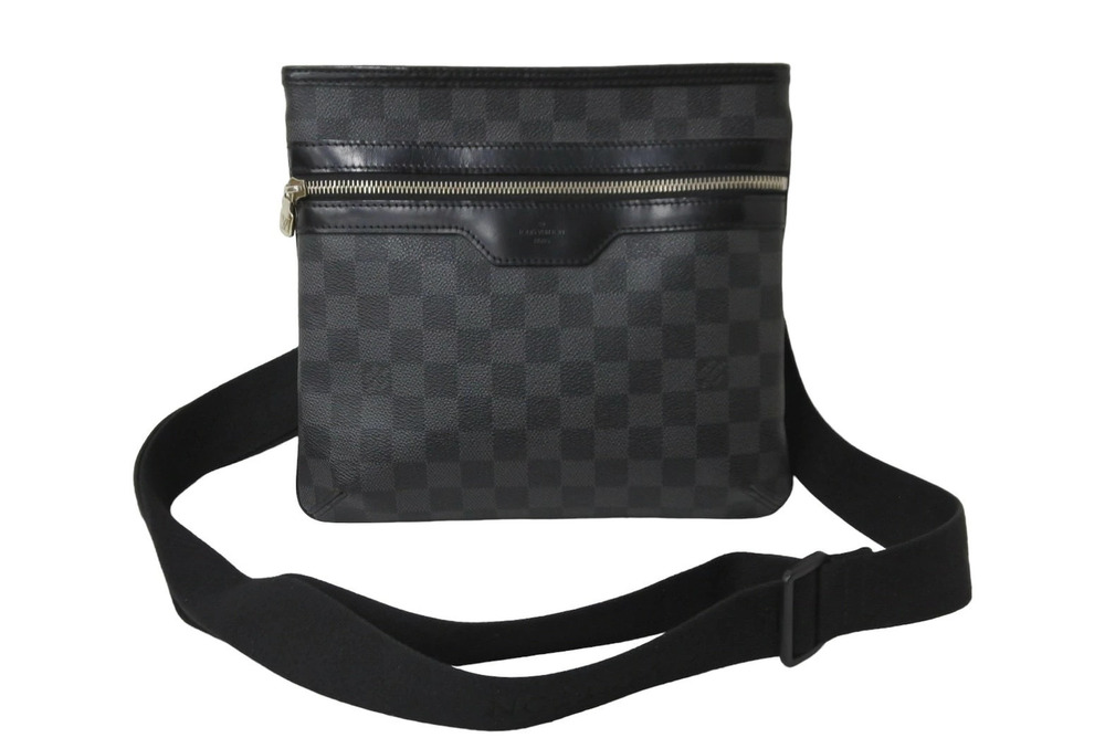 Louis Vuitton Shoulder Bag Thomas Black Damier Graphite Black